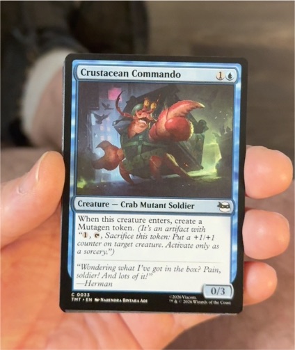 2016 Magic: The Gathering #33 Crustacean Commando — front