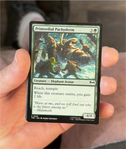 2026 Magic: The Gathering #129 Primordial Pachyderm — front