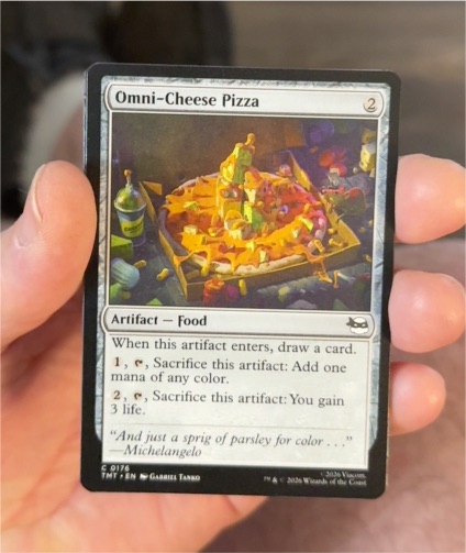 2026 Teenage Mutant Ninja Turtles #176 Omni-Cheese Pizza — front