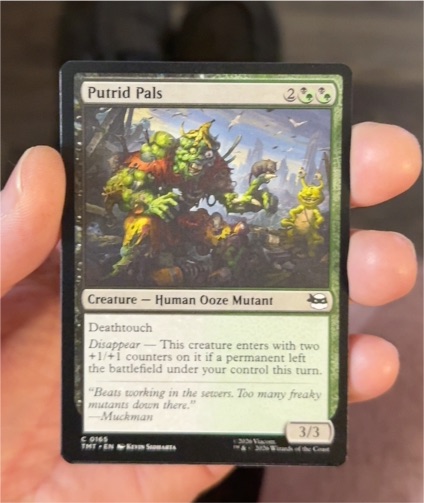 MTG Putrid Pals #165 Teenage Mutant Ninja Turtles — front
