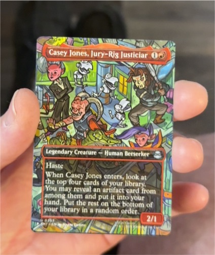 MTG Teenage Mutant Ninja Turtles #207 Casey Jones, Jury-Rig Justiciar — front