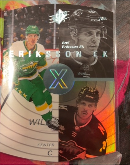 2022-23 Upper Deck Extended Series 1997-98 SPx Retro #SPX-10 Joel Eriksson Ek — front