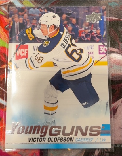 2019-20 Upper Deck #207 Victor Olofsson Young Guns — front