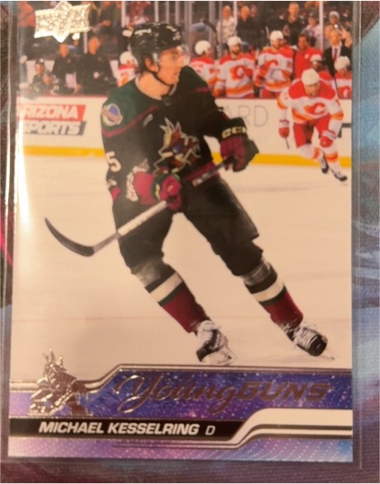 2023-24 Upper Deck Series 2 #481 Michael Kesselring Young Guns — front