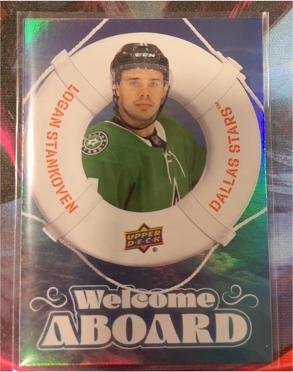 2024-25 Upper Deck #WA-3 Logan Stankoven Welcome Aboard — front