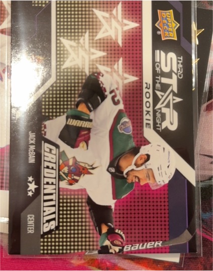 2022-23 Upper Deck Credentials #3SR-4 Jack McBain — front