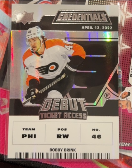 2022-23 Upper Deck Credentials #162 Bobby Brink — front
