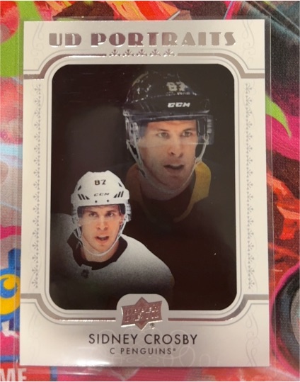 2019-20 Upper Deck UD Portraits #P-1 Sidney Crosby — front