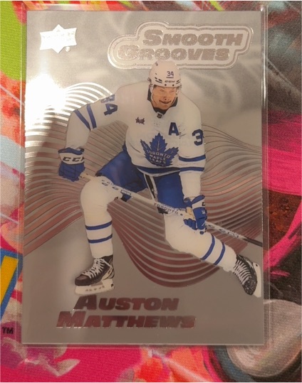2022-23 Upper Deck Smooth Grooves #SG38 Auston Matthews — front