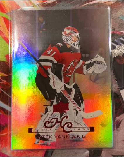 2022-23 Upper Deck Extended History Class #HC-35 Vitek Vanecek — front