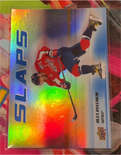 2025-26 Upper Deck #SL-17 Alex Ovechkin SLAPS Insert — front
