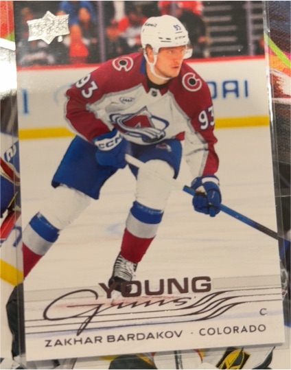 2025-26 Upper Deck Series 2 #477 Zakhar Bardakov Young Guns — front