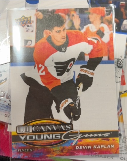 2025-26 Upper Deck Series 2 #C-221 Devin Kaplan UD Canvas Young Guns — front