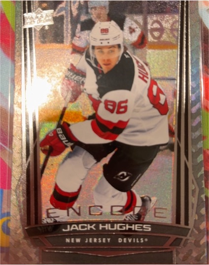 2025-26 Upper Deck Series 2 Encore #E-172 Jack Hughes — front