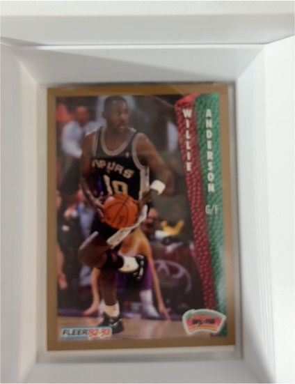 1992-93 Fleer #201 Willie Anderson — front