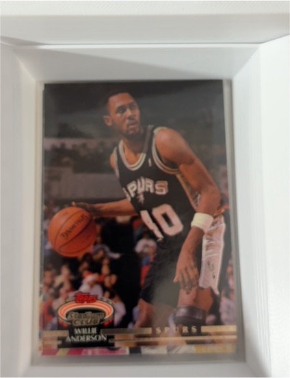 1992-93 Topps Stadium Club #47 Willie Anderson — front