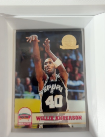 1993-94 NBA Hoops #195 Willie Anderson — front