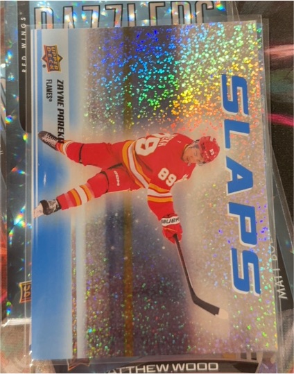 2025-26 Upper Deck Series 2 Slaps #SL-10 Zayne Parekh — front
