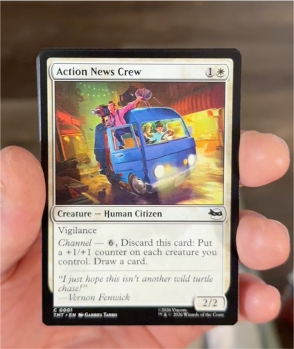 2020 Magic: The Gathering #1 Action News Crew — front