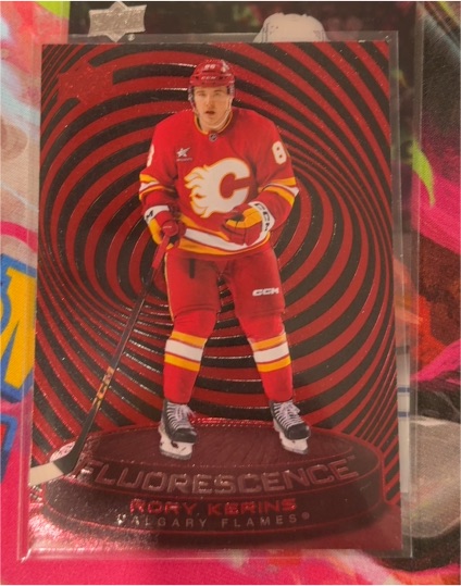 2025-26 Upper Deck Fluorescence Red #F-35 Rory Kerins — front