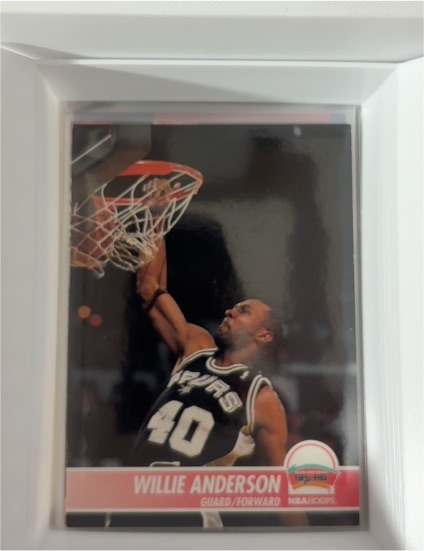 1990 NBA Hoops #263 Willie Anderson — front