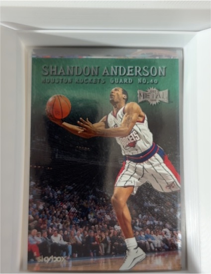 1999-00 Skybox Metal #108 Shandon Anderson — front