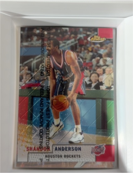 1999-00 Topps Finest #154 Shandon Anderson — front