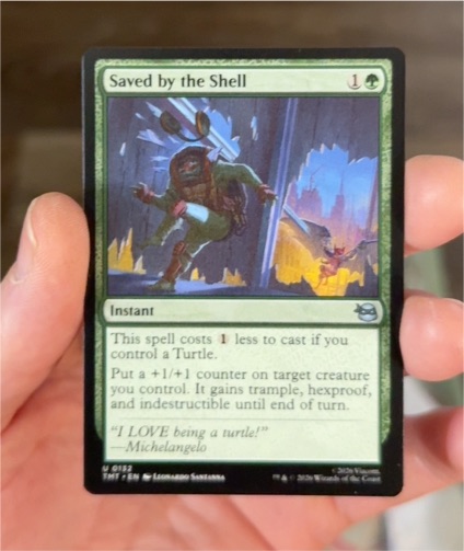 2026 Magic The Gathering #132 Saved by the Shell — front