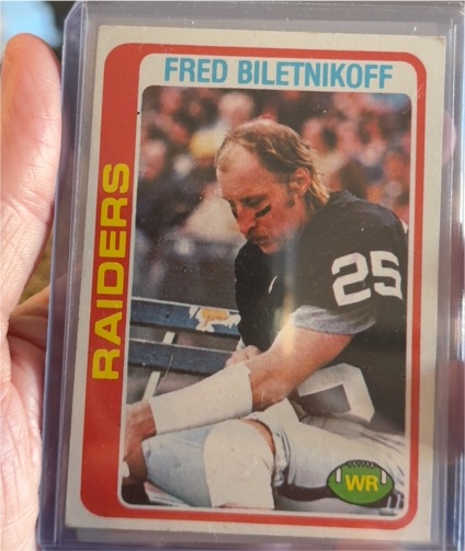 1978 Topps #415 Fred Biletnikoff — front