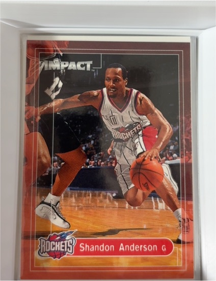 1999-00 SkyBox Impact #101 Shandon Anderson — front
