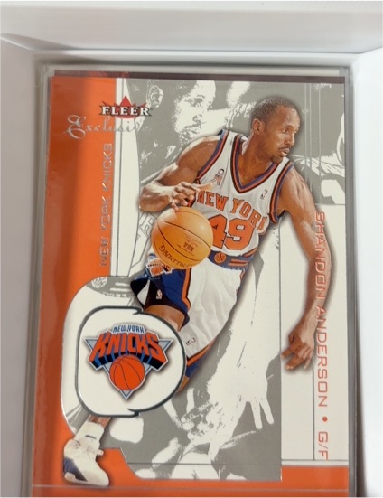 2001-02 Fleer Exclusive #66 Shandon Anderson — front