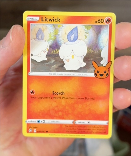 2022 Pokémon Trick or Trade #031 Litwick — front