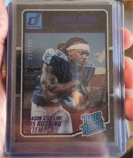2016 Donruss #365 Derrick Henry Rated Rookie — front