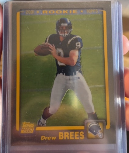 2001 Topps #328 Drew Brees Rookie — front