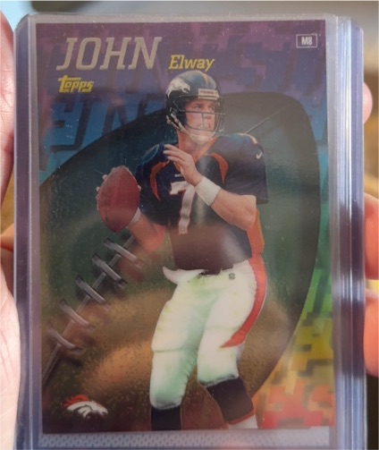 1998 Topps Mystery Finest #M8 John Elway — front