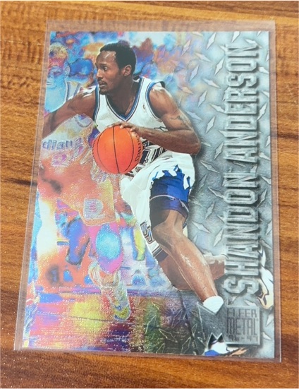1996-97 Fleer Metal #218 Shandon Anderson — front