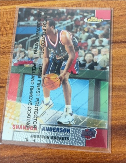 1999-00 Topps Finest #154 Shandon Anderson — front