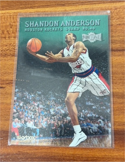 1999-00 Skybox Metal #108 Shandon Anderson — front