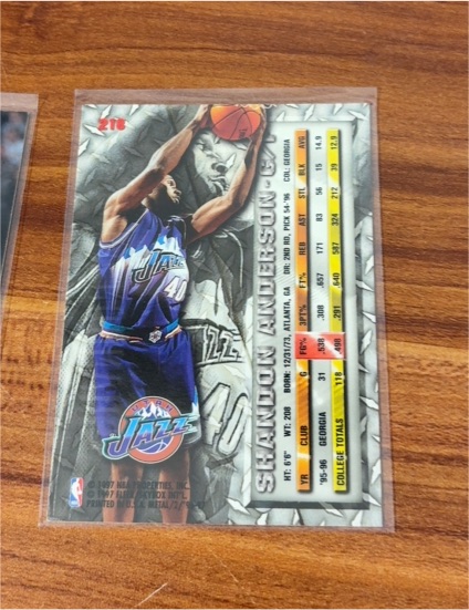 1996-97 Fleer Metal #216 Shandon Anderson — front