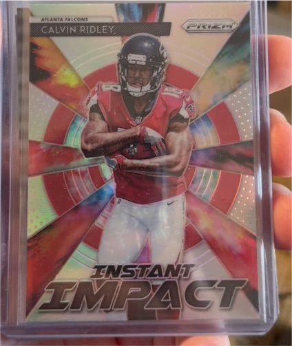 2018 Panini Prizm Instant Impact #II-9 Calvin Ridley — front