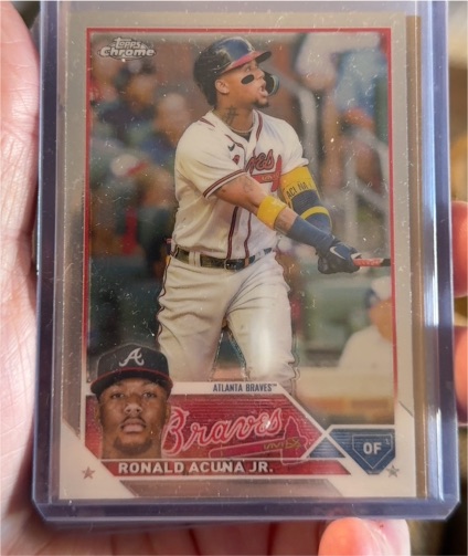 2023 Topps Chrome #39 Ronald Acuña Jr. — front