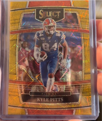 2022 Panini Select Draft Picks #81 Kyle Pitts — front