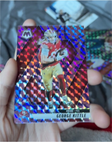 2025 Panini Mosaic #46 George Kittle — front