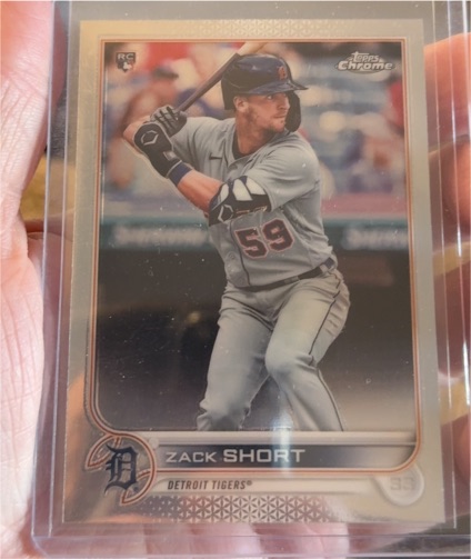 2022 Topps Chrome #86 Zack Short — front