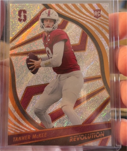 2023 Panini Chronicles Draft Picks Revolution #26 Tanner McKee — front