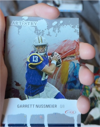 2025 Sage Artistry #70 Garrett Nussmeier — front