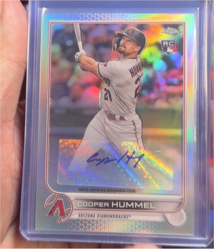 2022 Topps Chrome Update #AC-CH Cooper Hummel — front