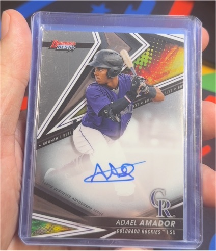 2022 Bowman's Best #B22-AAM Adael Amador — front