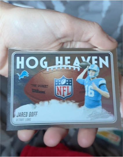 2025 Panini Absolute Football #HH-JGF Jared Goff Hog Heaven — front