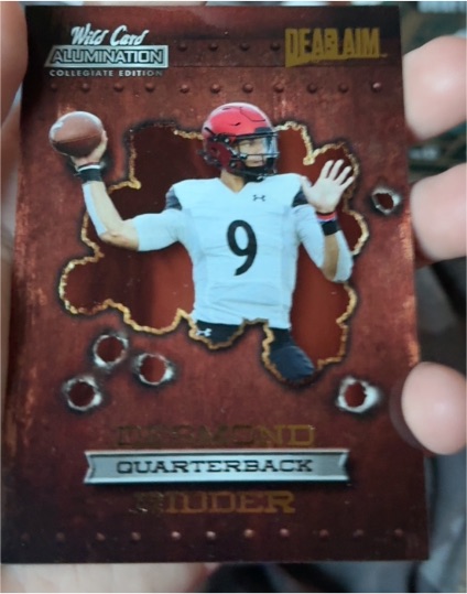 2021 Wild Card Alumination #ANDA-8 Desmond Ridder Dead Aim — front